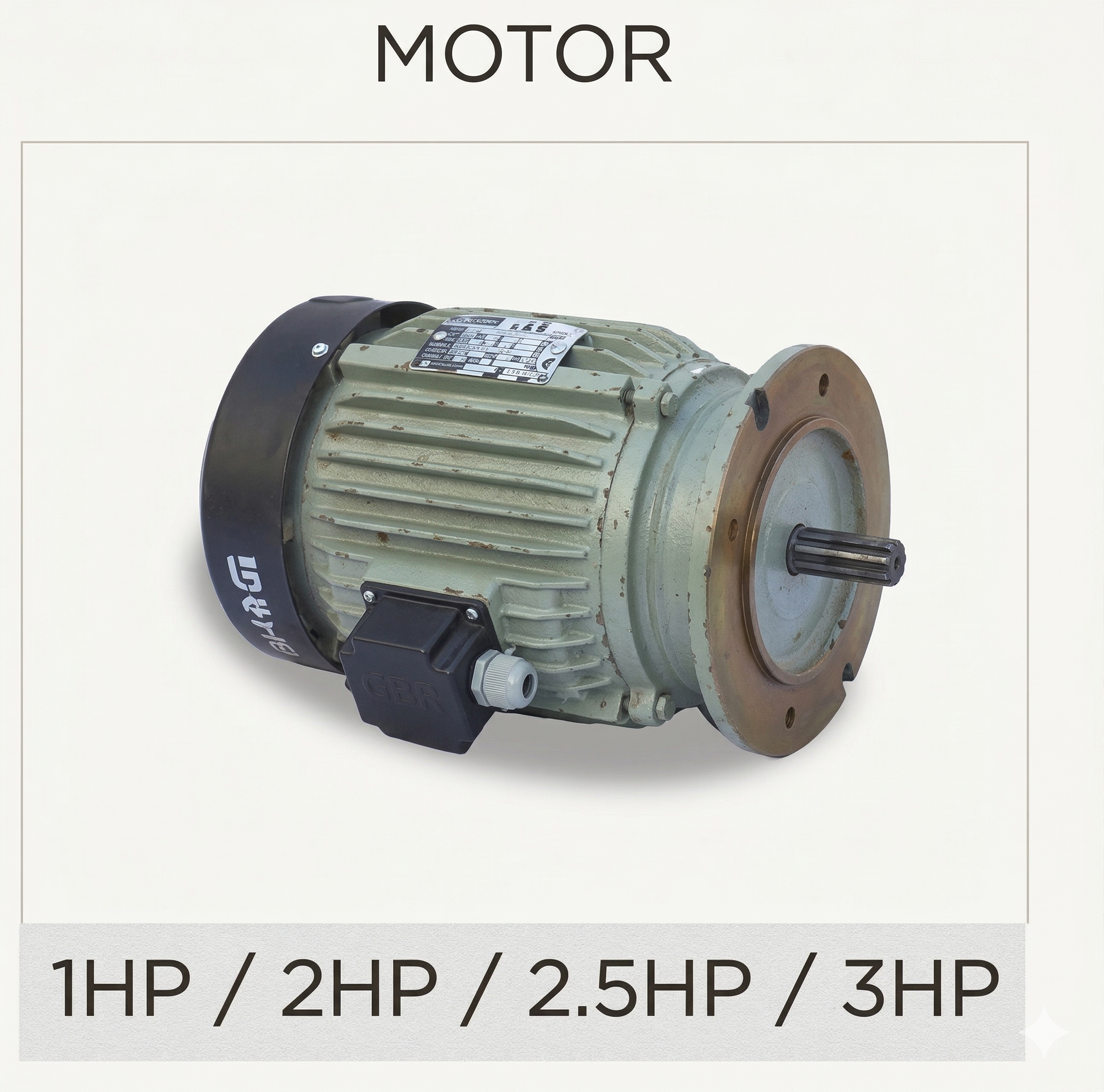 Motors spare part for paddle wheel aerator by Neekbaa Ventures Patna